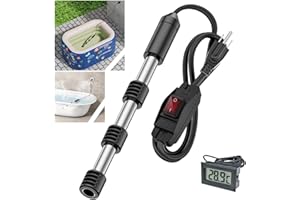 KNEOYR KNOEYR Fast Heating Immersion Water Heater Portable Pool Heater Submersible Bucket Heater 304 Stainless Steel Convenient and Efficient