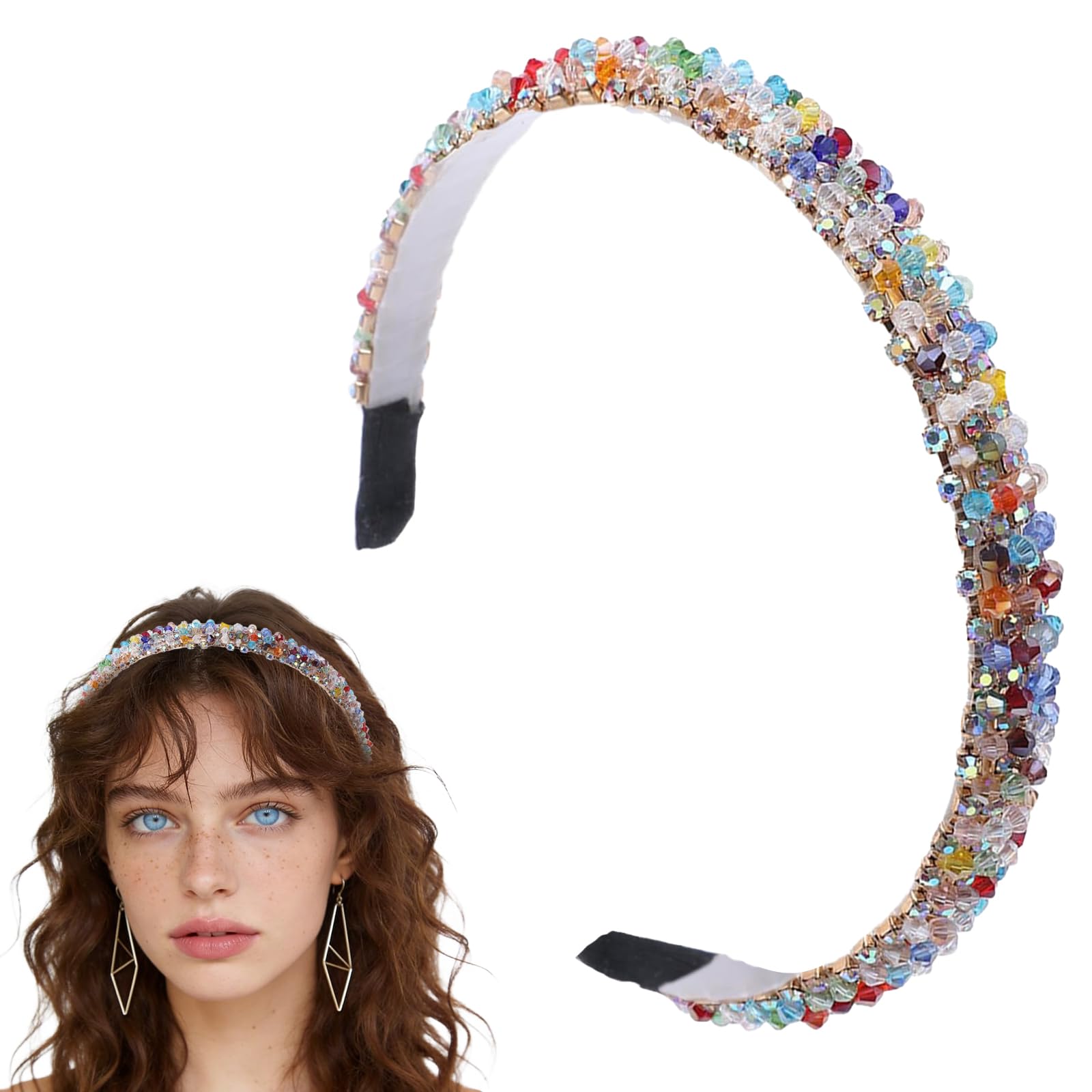 Headbands for Women's Hair Rhinestone Headband Crystal Hair Bands Wedding Hair Accessories Presents 2205