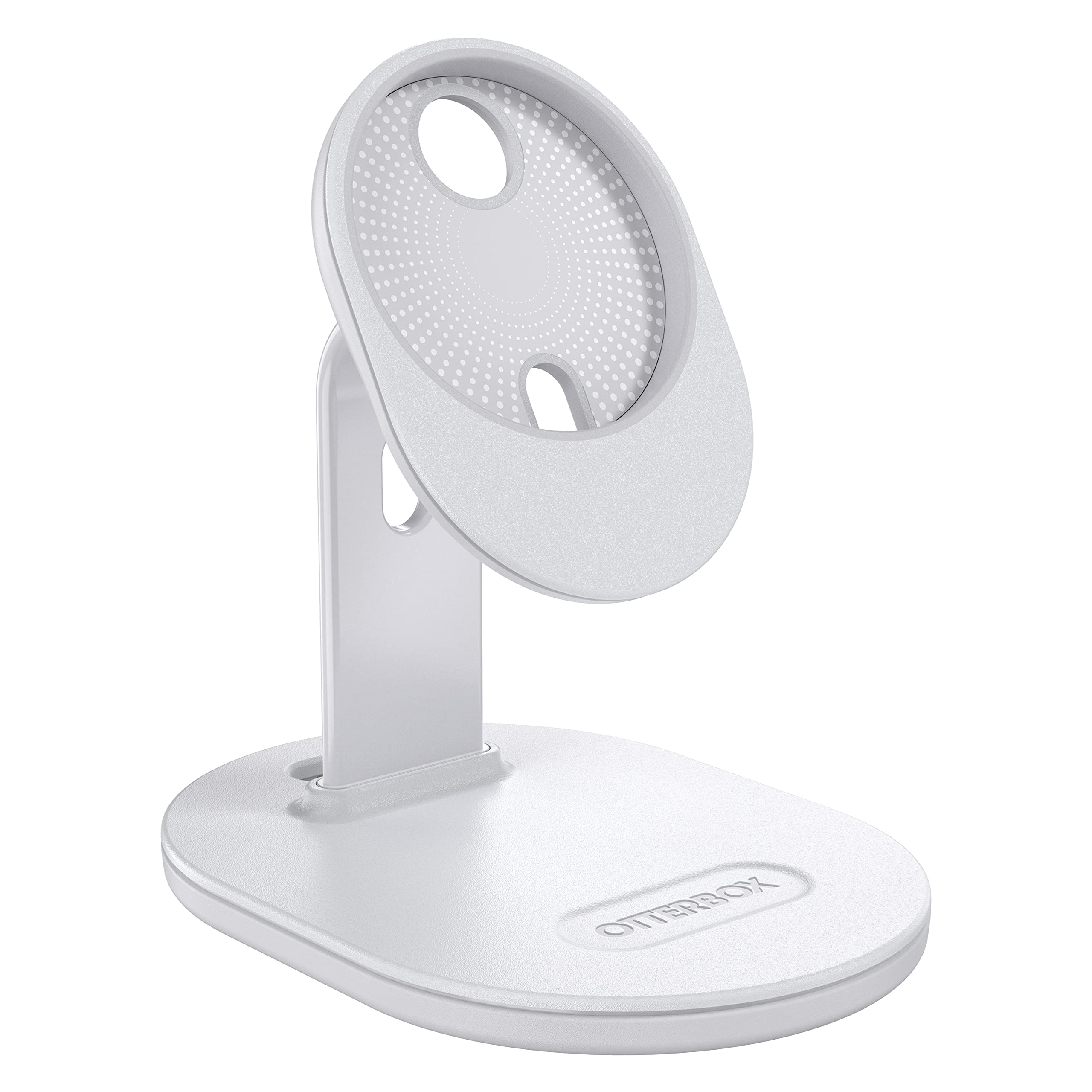 OtterBox Stand Holder With Precision-fit Design Apple MagSafe Charger, Accommodates Strong Magnetic Alignment And Attachment IPhone, White