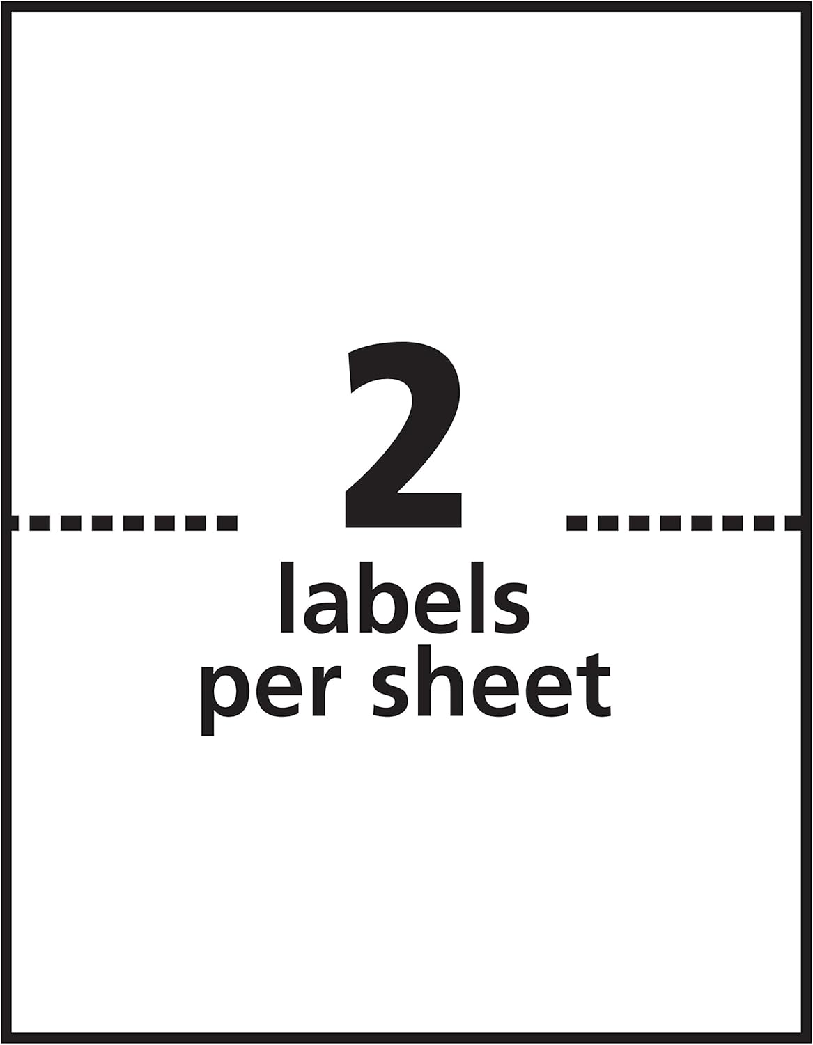 Avery 5126 Shipping Address Labels, Laser Printers, 200 Labels, Half Sheet Labels, Permanent Adhesive, TrueBlock, White : Office Products