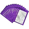EONJOE 100pcs Resealable Mylar Packaging Bags Small Business Supplies Candy Sample Freshie Jewelry Bracelet Zipper Zip Package Pouch Bag
