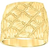 Jewels By Lux 10kt Yellow Gold Mens Nugget Fashion Ring