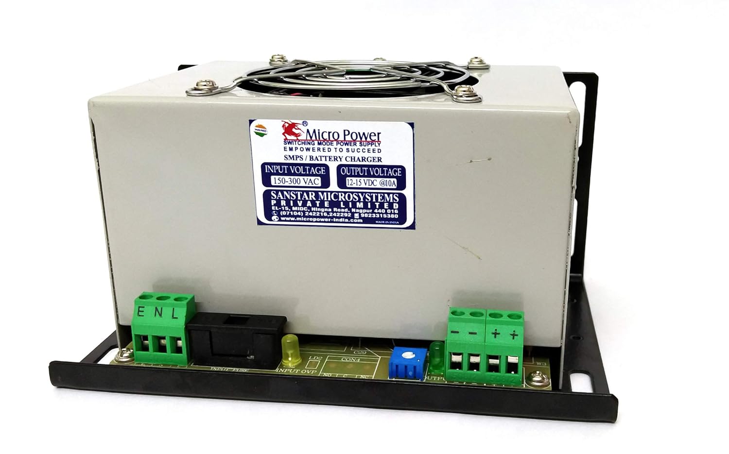 Micro Power 12v 10a Battery Charger 7ah To 100 Ah Charging Capacity Used For D G Panel Amf Panel Automobile And Inverter Battery Charging Purpose Amazon In Electronics