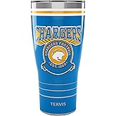 Tervis Traveler NFL Los Angeles Chargers - Vintage Triple Insulated Tumbler Travel Cup Keeps Drinks Cold & Hot, 30oz, Stainless Steel