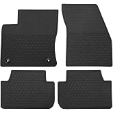 Matericuo Car Floor Mats for Volkswagen VW Taos 2022-2026 Rubber Liners | Black Custom Fit All Weather Protection Odorless