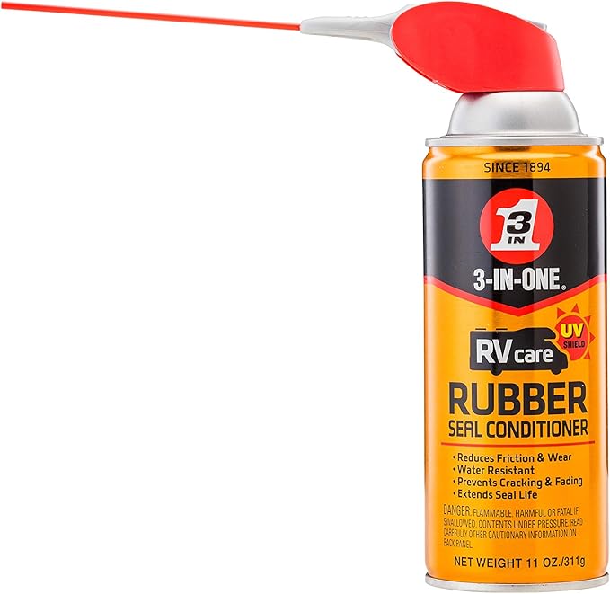 3INONE RV Care Rubber Seal Conditioner with UV Shield, Water