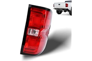 Nakuuly Tail Light Assembly Compatible with 2014 2015 Chevy Silverado 1500 2500HD 3500HD GMC Sierra 3500 HD Right Passenger S