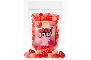 ZESTIX Valentines Day Candy – Jelly Hearts – 11 oz Bag of Cherry, Strawberry & Watermelon – Heart Shaped Jelly Candy – Great for Gifting, Party Favors & Everyday Snacking