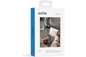 Aarke Pure Filter Refill Granules - Reduces Heavy Metals for Clean Water, Eco-Friendly, 8-Week Performance, Compatible With Purifier Pitchers (3 Pack)