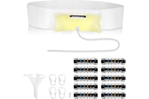 Besilo Urine Test Complete Kit – 2 to 4 oz Concealed Sample Bag with Adjustable Belt, Temperature Strips & Funnel, Reusable Storage System for Hospitals,Emergency and Travel