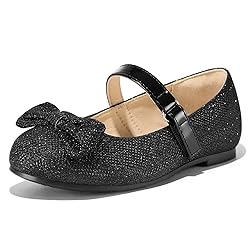 K KomForme Girl's Ballet Flats Non-Slip Soft Mary