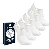 Sperry Women’s 5-Pack Super No Show Socks – Breathable Mesh, Lightweight, Non-Slip Invisible Low Cut Liner Socks for Sneakers