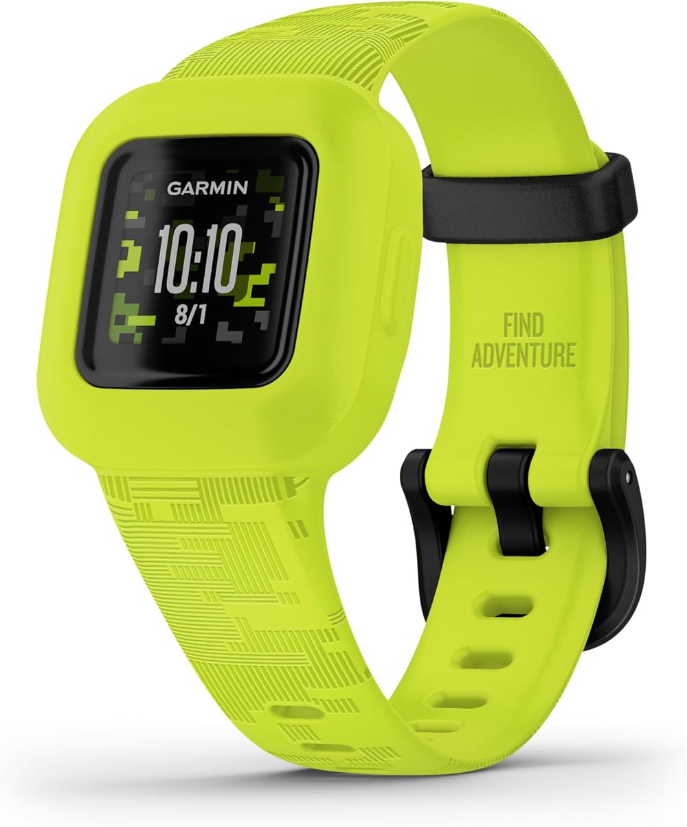 Garmin vívofit Jr.3 Kids Fitness Tracker Digi Camo, Swim-friendly, 1-Year