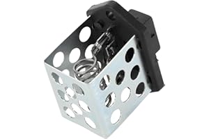 Hihaha No.F5RZ8L603AC HVAC Blower Motor Resistor for Ford Contour 1995-2000 Radiator Fan Resistor Heater Blower Resistor Metal ABS 1 Pcs Black