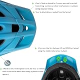 Exclusky Mountain Bike Helmet Adult Lightweight Breathable Gradient Blue view 6