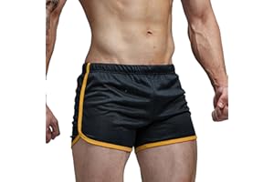 AIMPACT Mens Running Shorts Breathing Workout Gym Booty Short Shorts Sexy