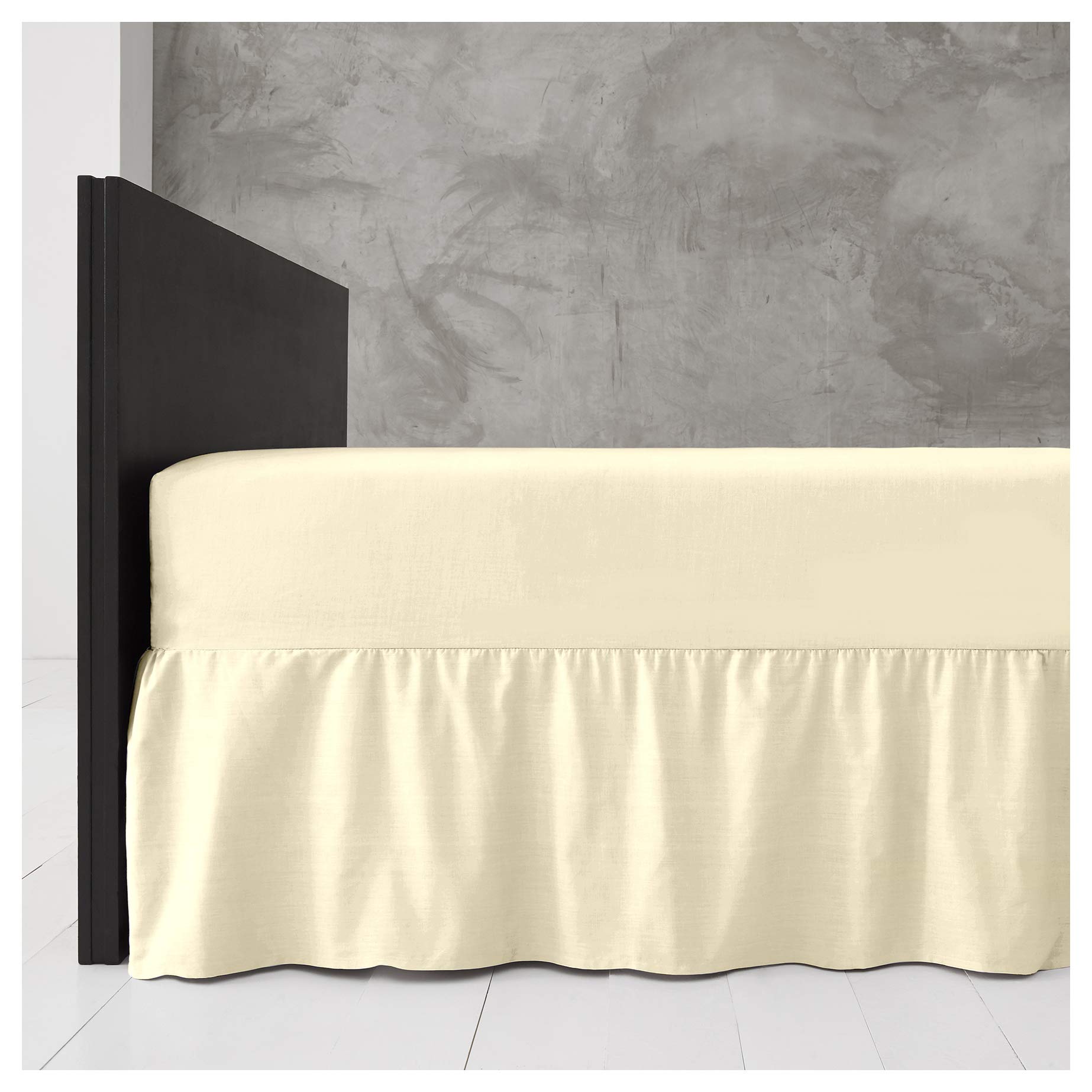 GC GAVENO CAVAILIA Valance Sheet, Polyester-Cotton, Cream, Single