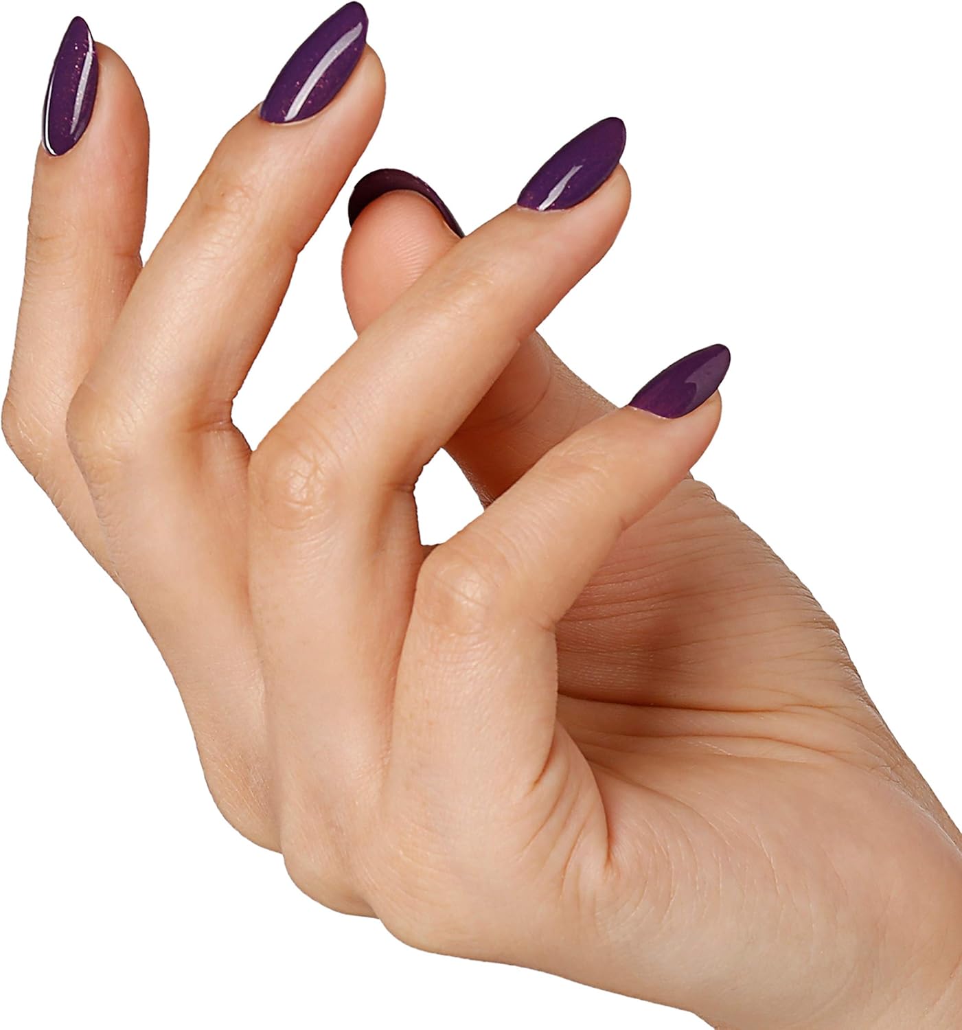 Bluesky Gel Nail Polish, Plum Shine A003, Dark, Glitter, Plum, Purple, Long Lasting, Chip Resistant, 10 ml (Requires Curing Under UV LED Lamp) - Image 5