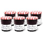 Bonne Maman Wild Blueberry Preserves, 13 oz Glass Jars (Pack of 6) | Earthy-sweet wild blueberries. Simple and versatile: breakfast, toast, yogurt, baking, topping.