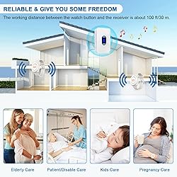 Daytech Wireless Wrist Pager Caregiver Call Button