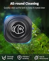 Pawfly 5 cm Algae Scraper Magnetic Brush for Glass Tanks Scratch-Free Nano Fish view 2