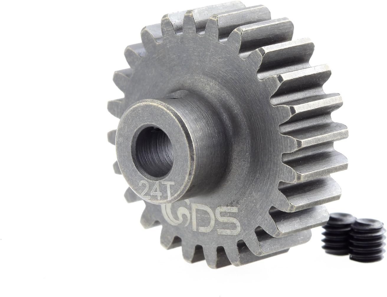GDS Racing Pro Mod1 5mm Bore Pinion Gear 24 Tooth Hardened Steel M1 24T RC Model