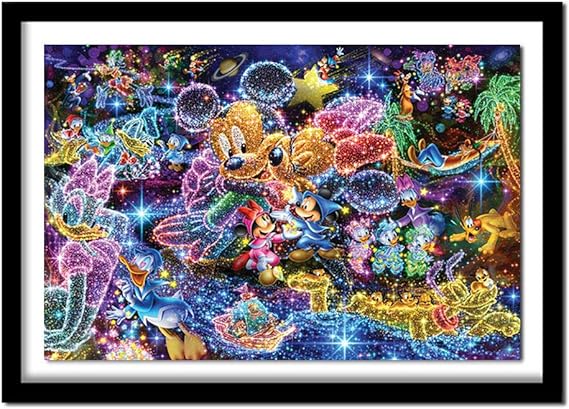 5D Diamante Bordado Mickey Mouse Grupo Diy Diamante Pintura Artesanía  Decoración Adulto Pintura Digital Regalo Labor de aguja Hogar y cocina