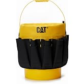 Caterpillar Bucket Tool Organizer, 5 Gallon Organizer, Tool Storage, Bucket Tool Caddy Organization for Garden, cat Tool Bag, Caterpillar Tools
