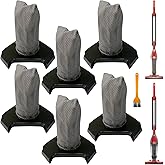 Aolleteau 6 Pack F114 Vacuum Filter Compatible with Dirt Devil Power Express Lite Vacuum Cleaner SD22020, SD22020B, and SD22030, 6 Pack F114 Filter & 1 Pack Dust Brush