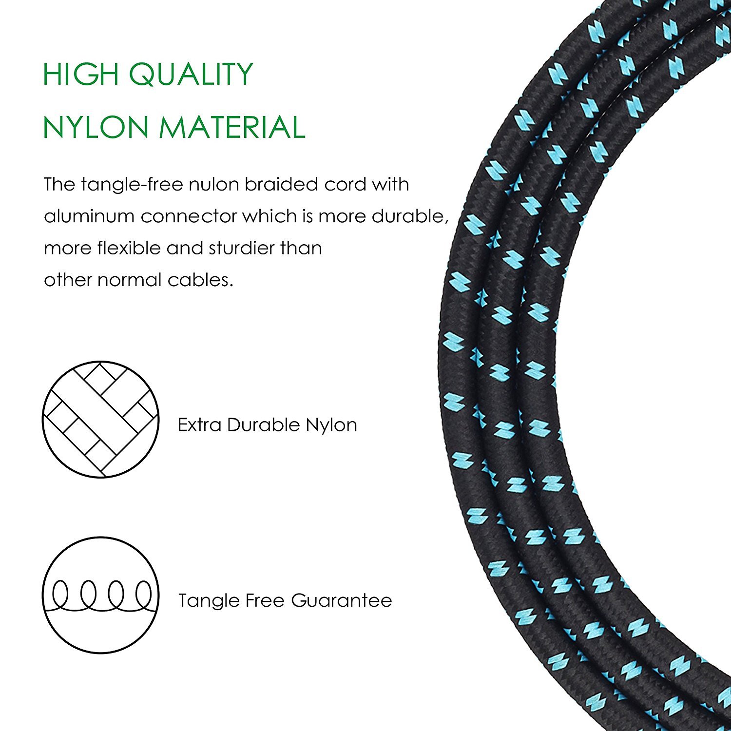 Mugig Guitar Cable for Bass Keyboard Instrument Professional 1/4\