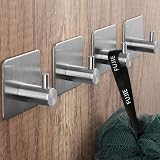 The Bog Standard 2 Pack Stainless Steel Self-Adhesive Hooks view 4
