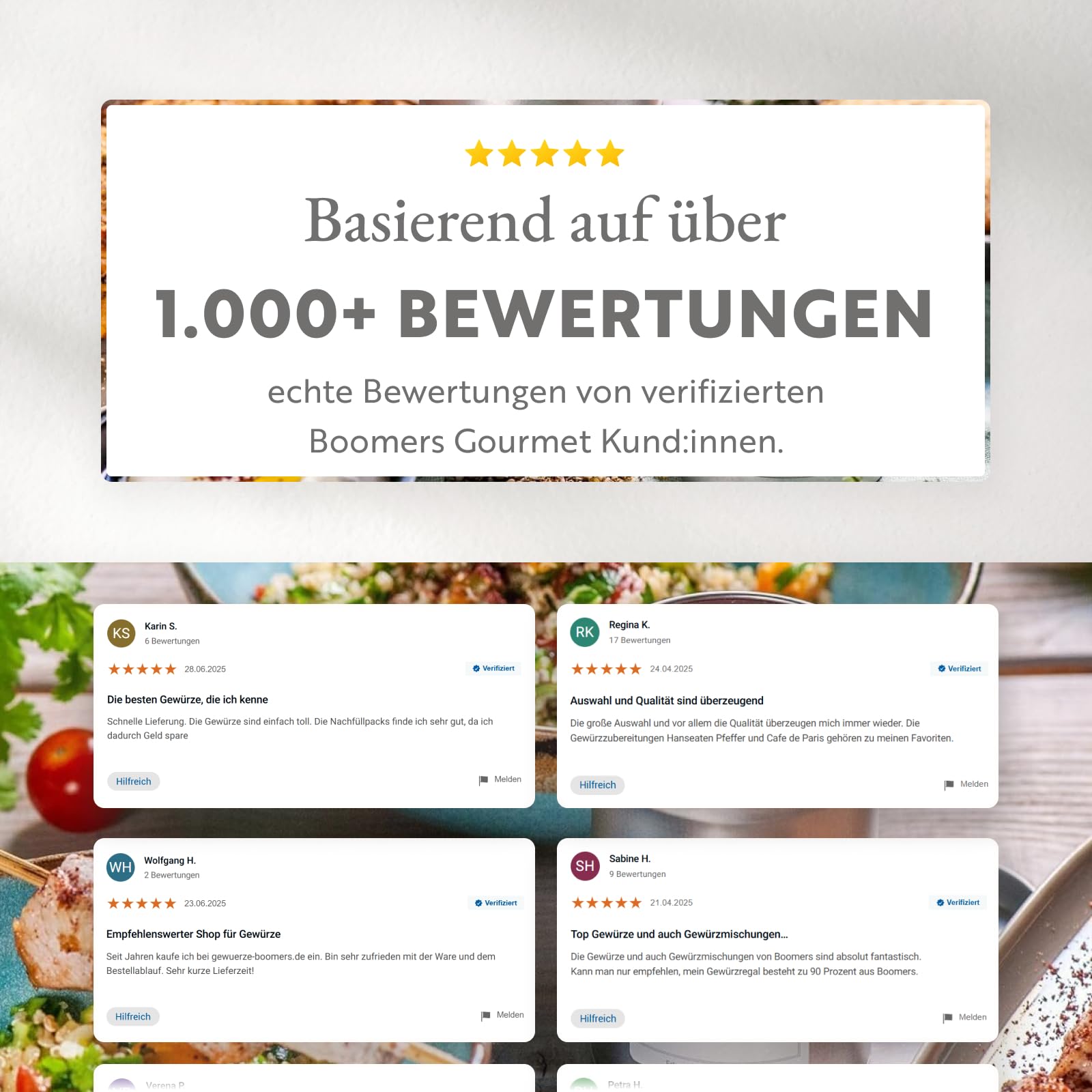 Boomers Gourmet - Premium Curry Madras, original indisch, scharfes Curry Pulver Gewürzmischung - Gewürzdose - 100 g 6