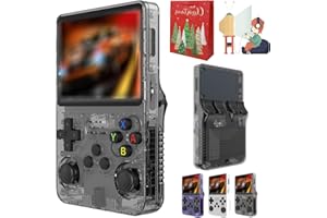 NARLANA Keyboy - 2024 New Keyboy Game Console R36S, Key Boy Game Console, Portable Mini Retro Handheld Game Console, Built in 20000 Games, 3.5" HD IPS Display, Re-Live The Golden Era of 2000s Gaming