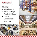 Firechief DHS1 Document Holder with Key Lock Red view 6