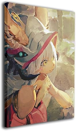 Amazon Co Jp メイドインアビス ナナチ アート タペストリー アニメ アートパネル おしゃれ イラスト ポスター グッズ インテリア モダン 装飾 画 アート 人気 縦 正月 プレンセント キャンバス 40cm 50cm 家庭飾り フレームレス Generic
