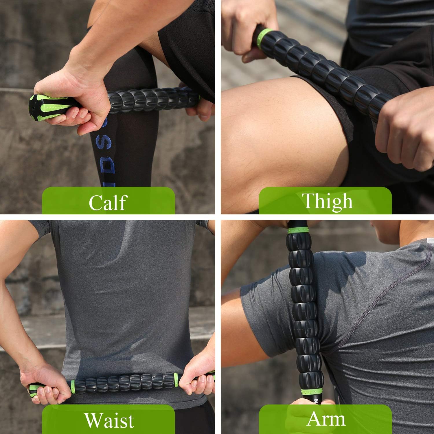Muscle Roller, Massage Roller Stick for Athletes, Help Reducing Muscle Soreness Cramping Tightness Leg Arms Back Calves Muscle Massager: Health & Personal Care