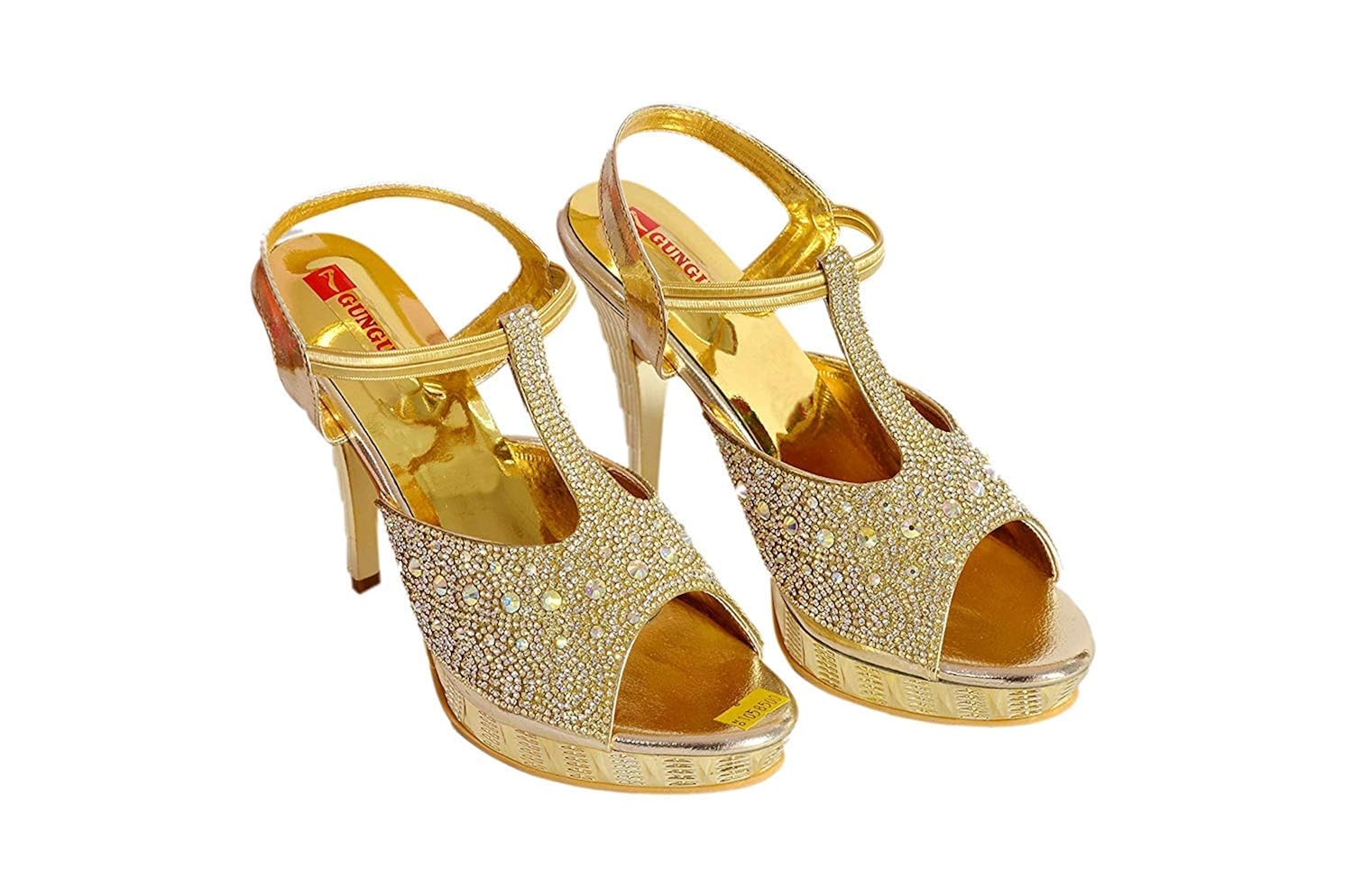 comfortable gold shoes