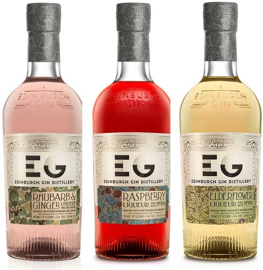 Edinburgh Gin Liqueur Trio (3 x 50cl)