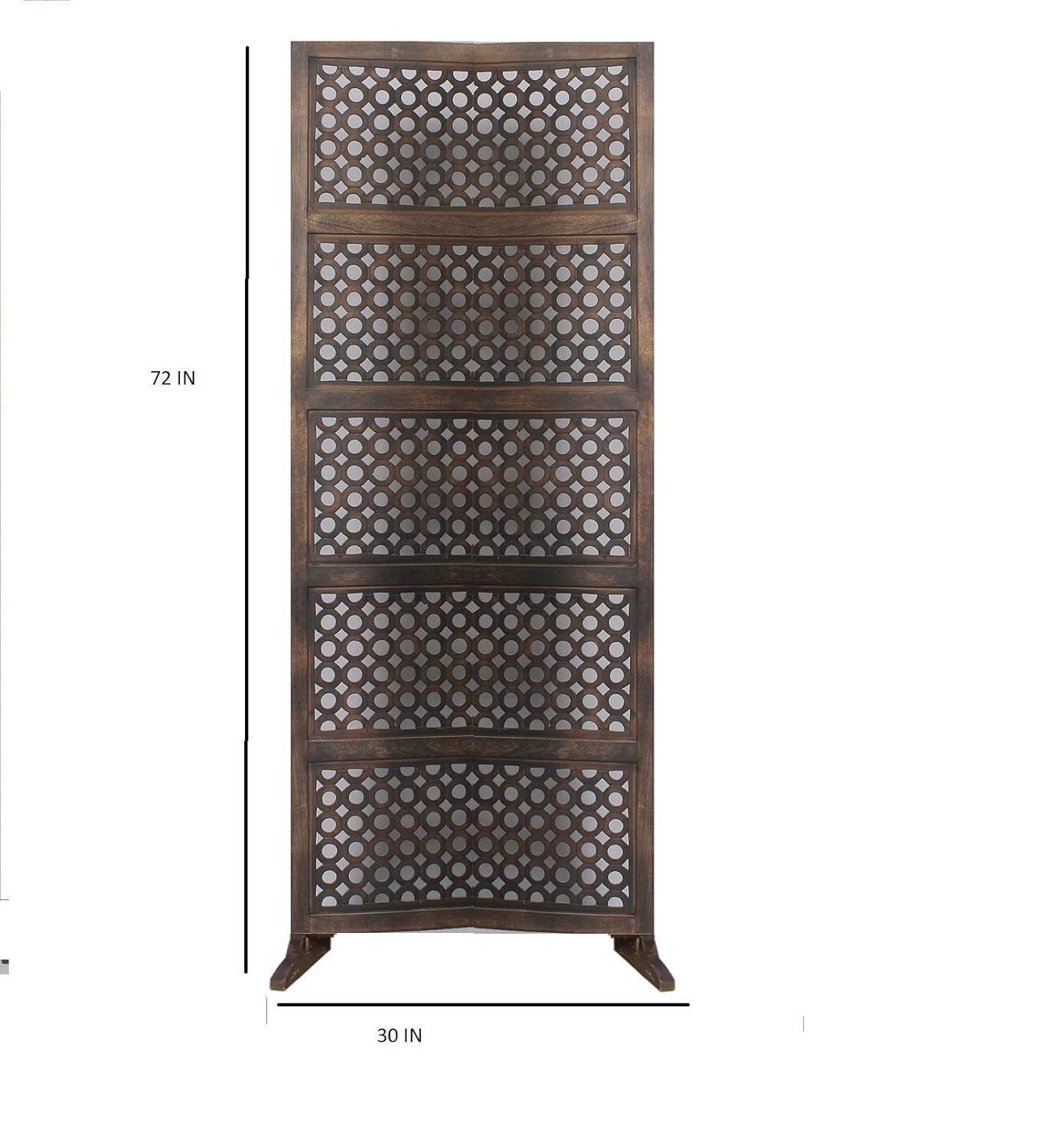 Shilpi Wooden Room Divider/Screen/Wood Separator/Furniture/Wooden