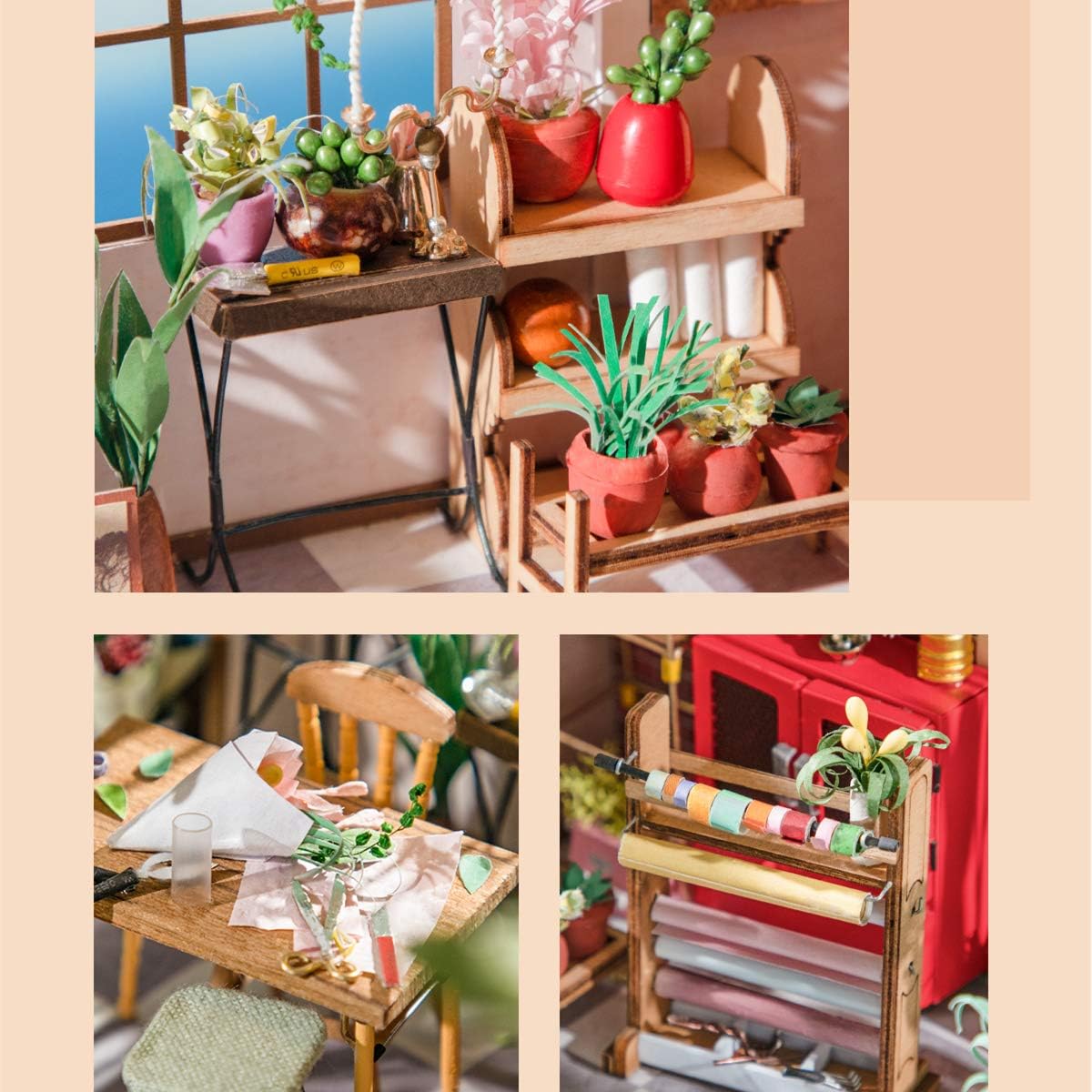 Rolife DIY Miniature House Kit Emily's Flower Shop - Image 4