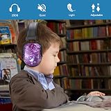 ProCase Starry Purple Kids Ear Defenders Noise Cancelling Headphones SNR 26dB view 6