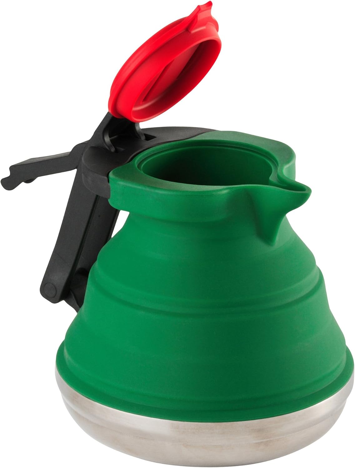 Silicone Collapsible Kettle Colour Red Amazon.co.uk Kitchen & Home
