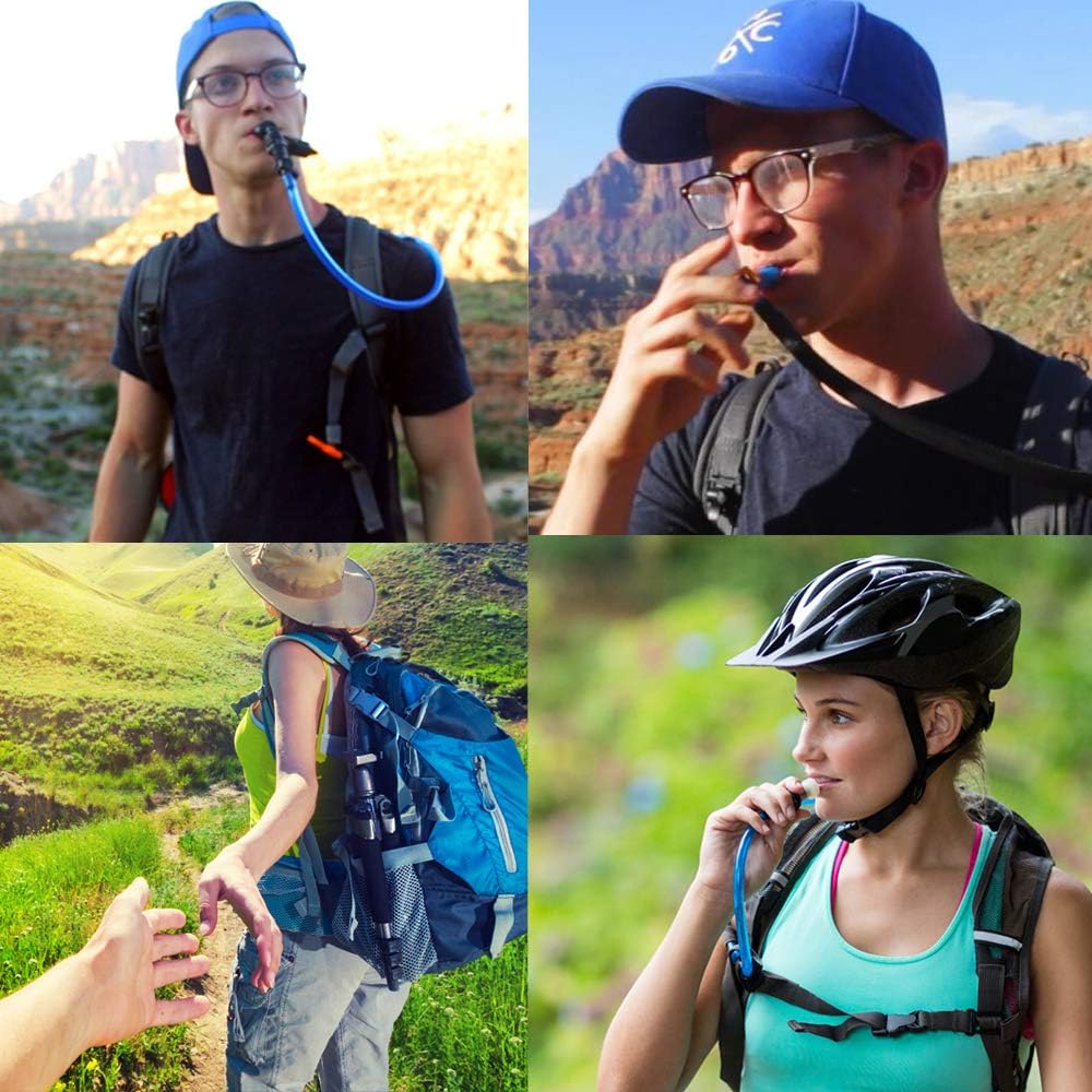 J.CARP Hydration Accessories Kit (7 in 1), Including 4PCS Bite Valve Replacement Mouthpieces, 2PCS Shutoff Valves, and 1PC O-Rings for Water Backpack Bladder Reservoir, Compatible with Most Brands : Sports & Outdoors