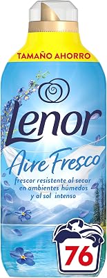 Aire Fresco Suavizante Para Ropa Frescor Alpino 76 Lavados, 1.064L, Frescor Resistente Al Secar En Ambientes Húmedos O Al Sol Intenso