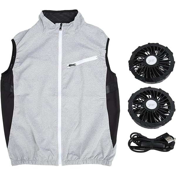 Gilet Ventilateur Rafraichissant, Veste de Climatisation Travail