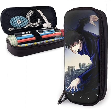 Amazon 呪術廻戦 五条悟 アニメ 筆箱 グッズ 文房具 ペンケース ペンポーチ ペン立て ペン袋 鉛筆ケース 大容量 高級puレザー 防水 収納ケース おしゃれ 大容量 超実用 多機能 軽量 通学 男女兼用 プレゼント かわいい 人気韓流グッズ 応援グッズ人気 お祝い プレゼント