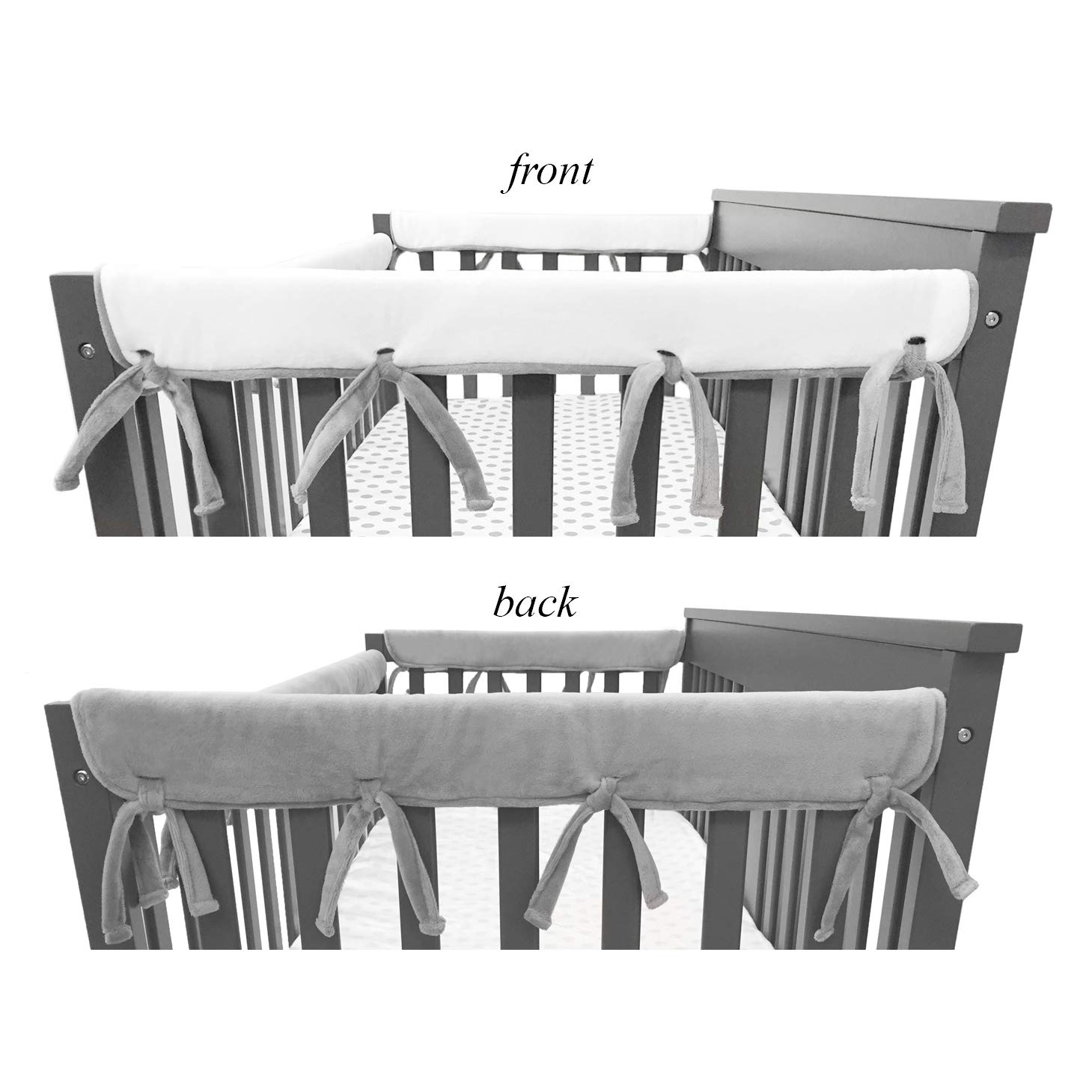 American Baby Company 2 Pack Heavenly Soft Chenille Reversible Crib