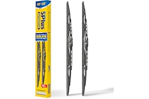 5 PLUS® 22" Wiper Blades 2 Pack Replacement for Ford F150 F250 F350 F450 F550 2023 2022 2021 2020 2019 2018 2017 2016 2015 2014 2013-2009-OEM Quality Premium All-Season Windshield Wiper Blades