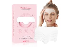 MARTAINUOXI Forehead Wrinkle Patches with Hydrolyzed Collagen - Face Tape for Wrinkles Overnight Self Care - Smoothing, Firmi