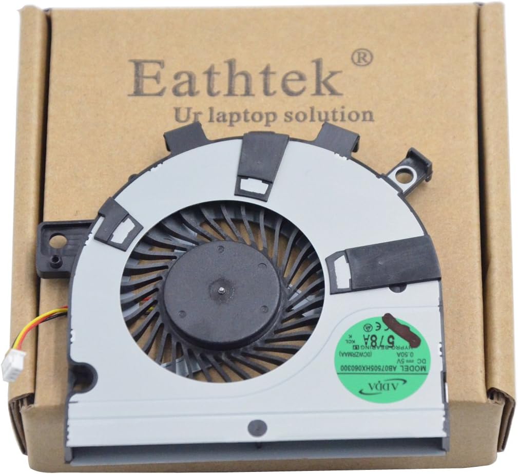 Eathtek Replacement CPU Cooling Fan for Toshiba E45T E45t-A4200 E45T-A4300 AB07505HX060300 Series